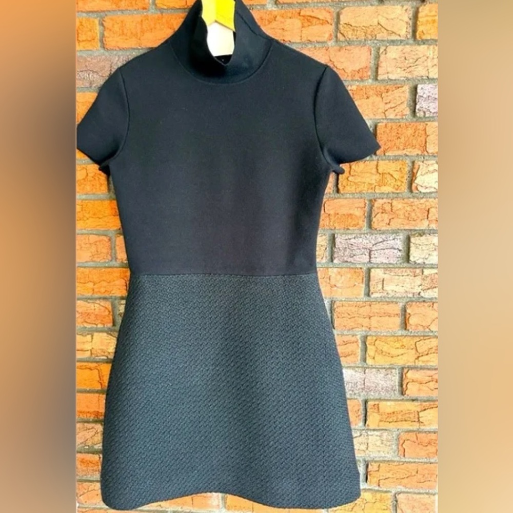 Theory Black holiday tweed dress, NWT